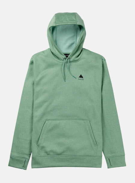 Burton Men's Oak Pull Over Hoodie Soft Sage Heather - Elevation107