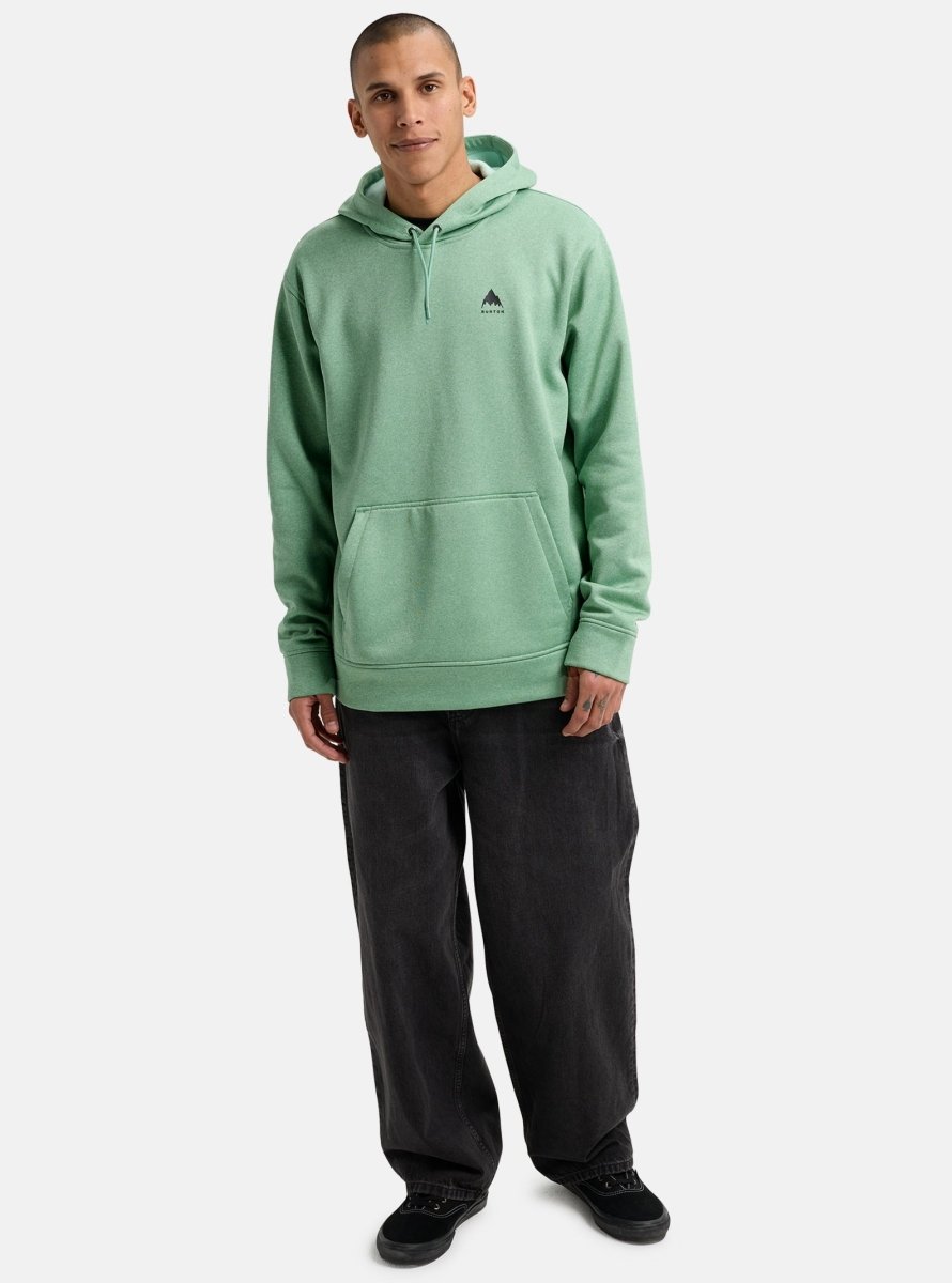 Burton Men's Oak Pull Over Hoodie Soft Sage Heather - Elevation107