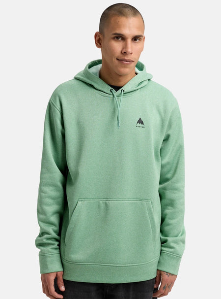 Burton Men's Oak Pull Over Hoodie Soft Sage Heather - Elevation107