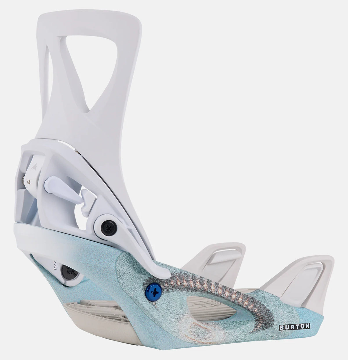 Burton Step On Snowboard Bindings Womens White / Graphic - Elevation107