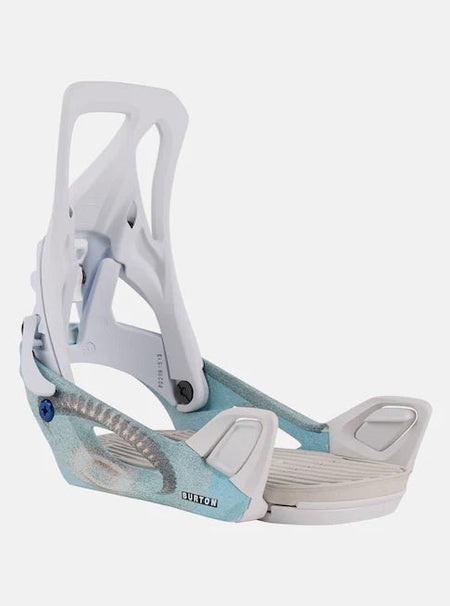 Burton Step On Snowboard Bindings Womens White / Graphic - Elevation107
