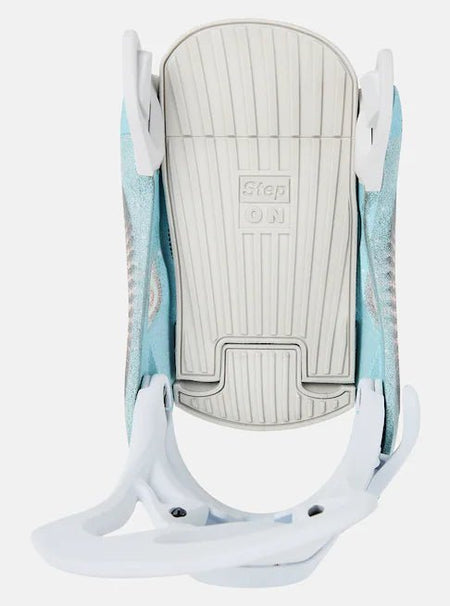 Burton Step On Snowboard Bindings Womens White / Graphic - Elevation107