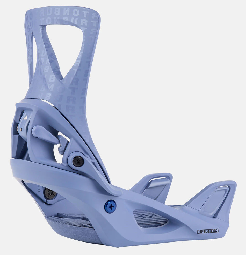 Burton Step On Snowboard Bindings Womens Slate Blue / Logo - Elevation107