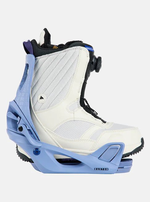 Burton Step On Snowboard Bindings Womens Slate Blue / Logo - Elevation107