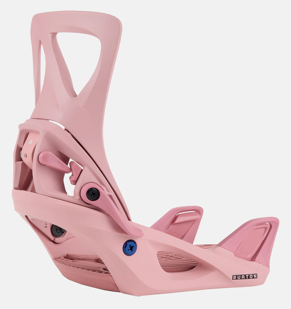 Burton Step On Snowboard Bindings Womens Powder Blush - Elevation107