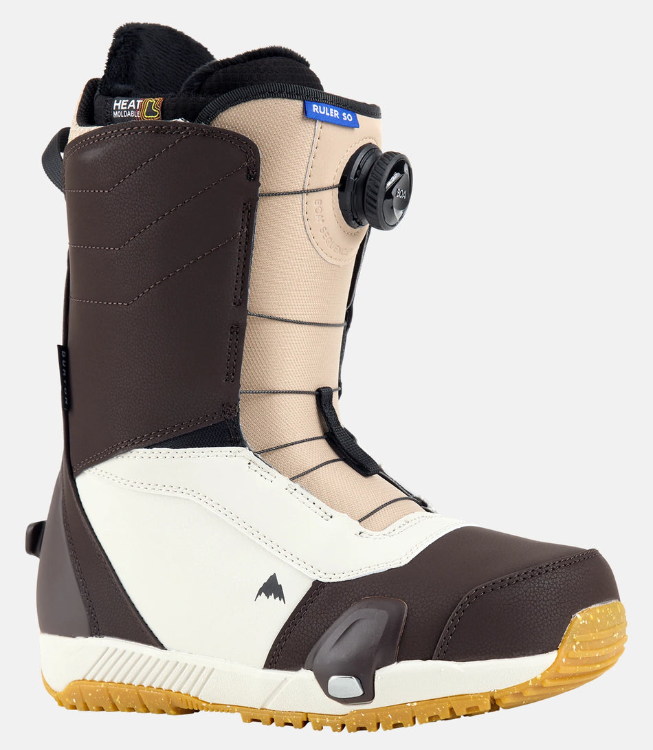 Burton Ruler Step On Snowboard Boots Mens Brown / Sand - Elevation107