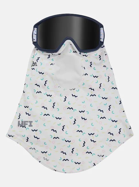 Anon Relapse Junior Goggles & MFI Face Mask Low Bridge Fit Confetti / Silver Amber lens - Elevation107