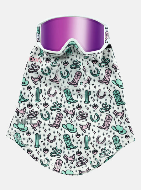 Anon Relapse Junior Goggles & MFI Face Mask Western / Pink Amber - Elevation107