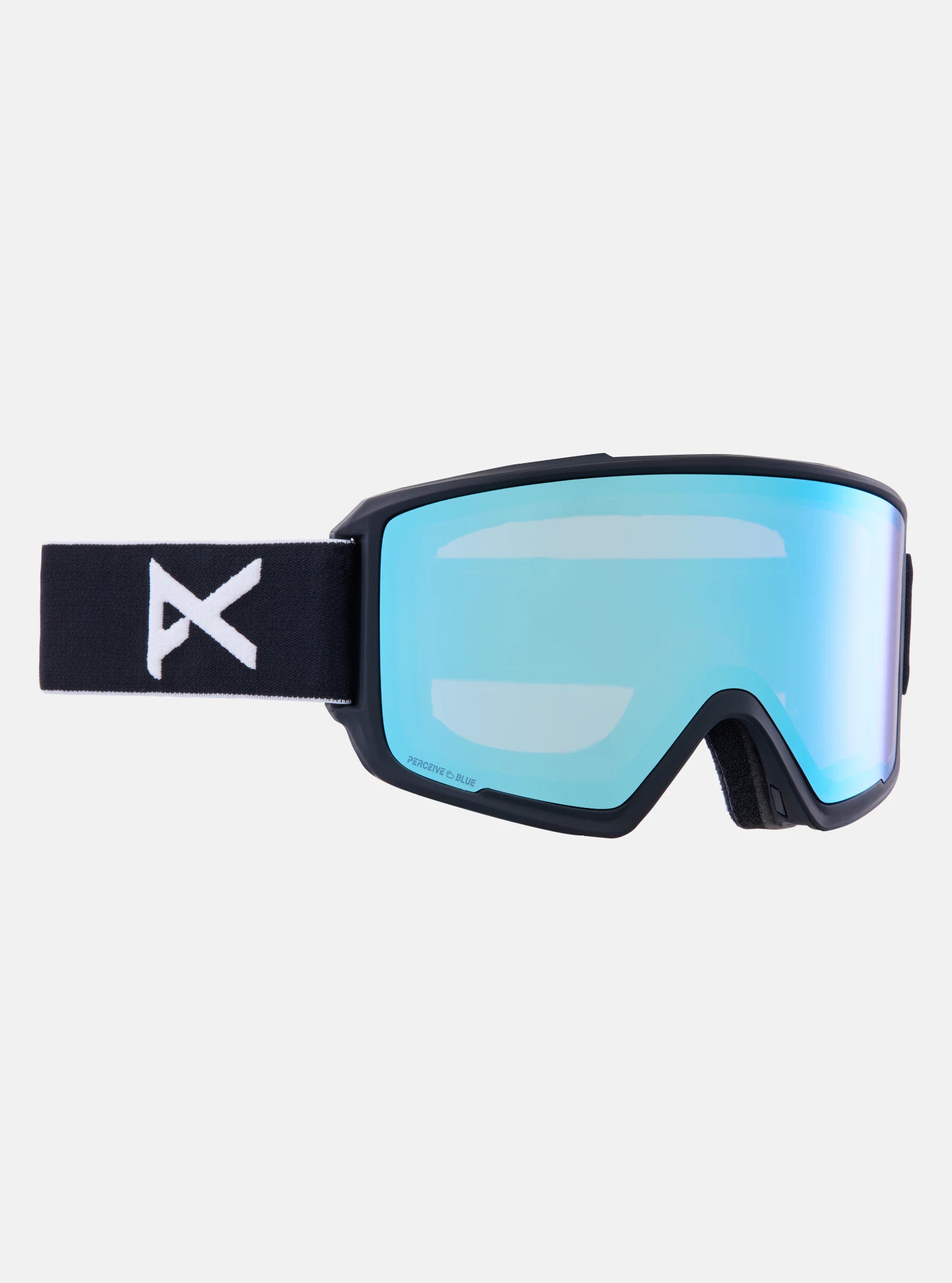 Anon M3 Goggles & MFI Face Mask & Spare Lens Black / Perceive Variable Blue Lens - Elevation107