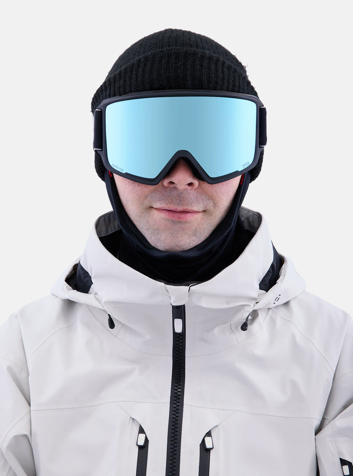 Anon M3 Goggles & MFI Face Mask & Spare Lens Black / Perceive Variable Blue Lens - Elevation107