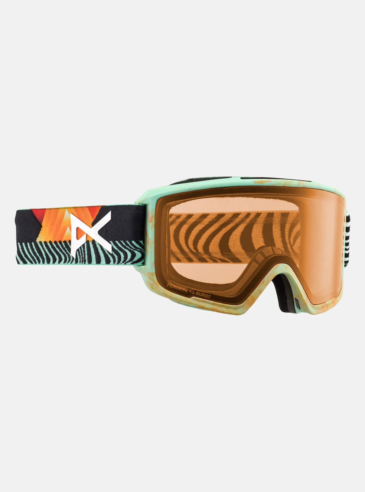 Anon M3 Goggles & MFI Face Mask & Spare Lens Dunescape / Perceive Cloudy Burst Lens - Elevation107
