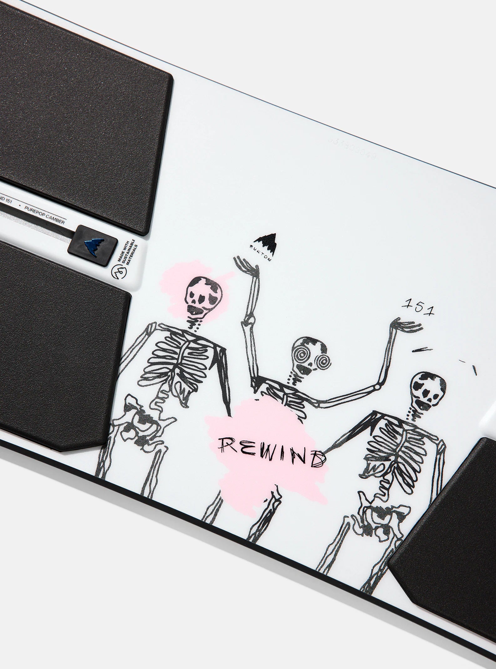 Burton Rewind Snowboard 2026 Unisex Skeleton Graphic - Elevation107