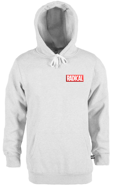 Rad Gloves Hero Hoodie Heather White - Elevation107