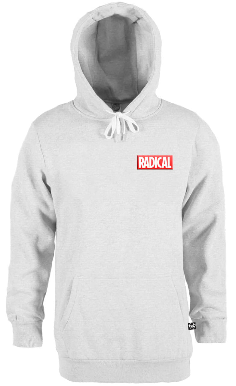 Rad Gloves Hero Hoodie Heather White - Elevation107