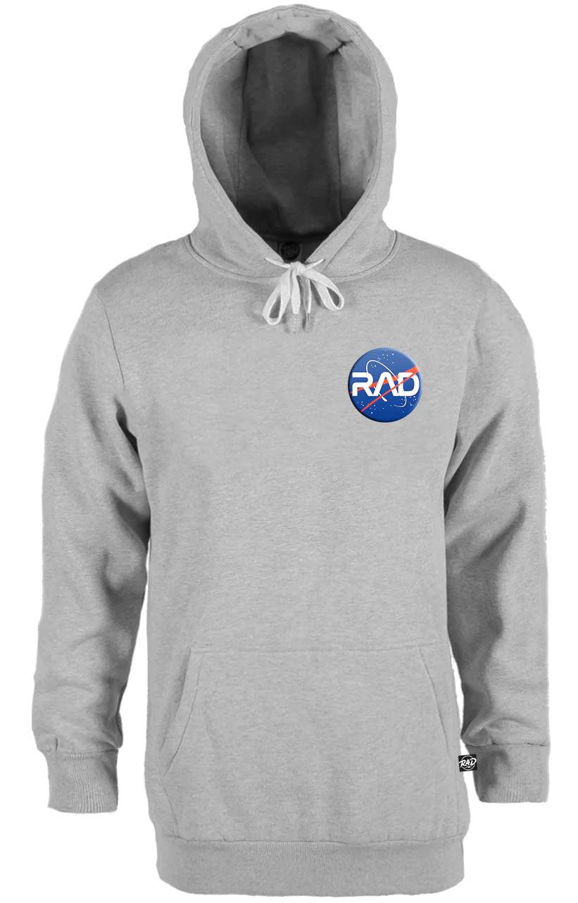Rad Gloves Space Hoodie Heather Grey - Elevation107