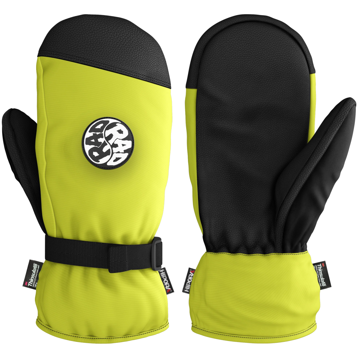 Rad Sidehit Mitt Safety Yellow - Elevation107