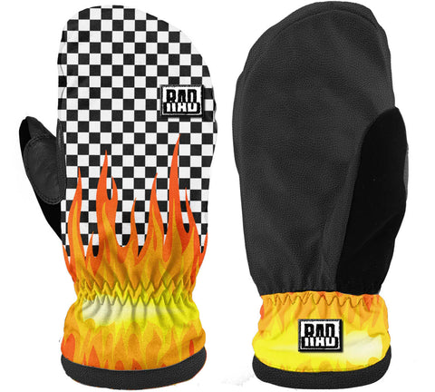 Rad Gloves Squad Mitt Checkered Flames