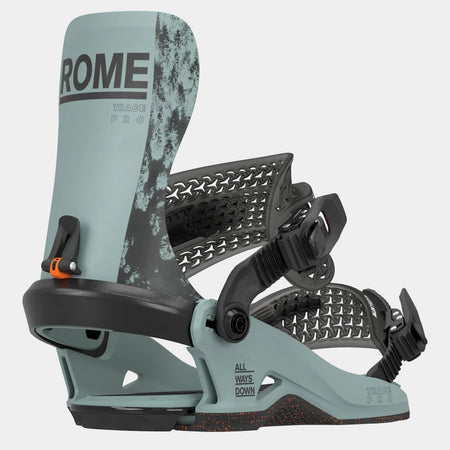 rome canada snowboard Rome Trace Pro Snowboard Bindings Mens 2025 Grey – Elevation107
