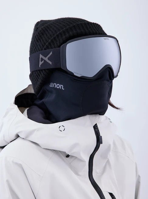 Anon WM1 Goggles & MFI Face Mask & Spare Lens Low Bridge Fit Smoke / Perceive Sun Onyx Lens - Elevation107