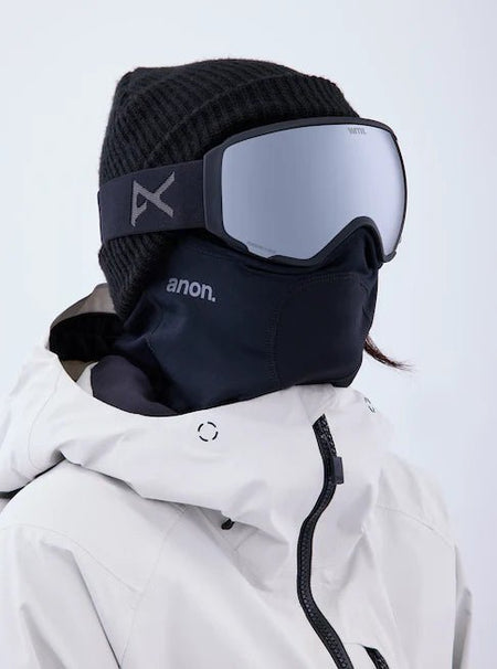Anon WM1 Goggles & MFI Face Mask & Spare Lens Low Bridge Fit Smoke / Perceive Sun Onyx Lens - Elevation107