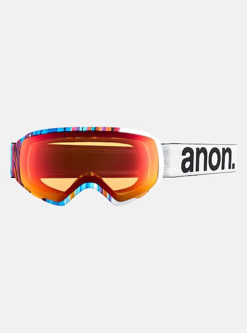 Anon WM1 Goggles & MFI Face Mask & Spare Lens Low Bridge Fit Feelgood / Perceive Sun Bronze Lens - Elevation107