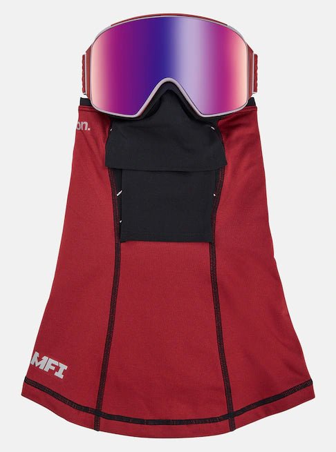 Anon M4 Cylindrical Goggles & MFI Face Mask & Spare Lens Low Bridge Fit Mars / Perceive Sun Red Lens - Elevation107