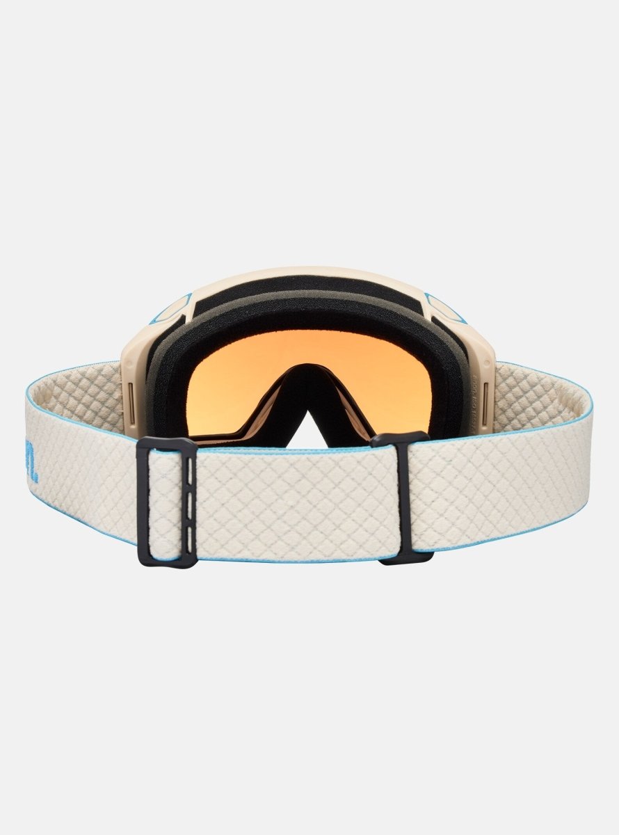 Anon M4 (Cylindrical) Goggles & MFI Face Mask & Spare Lens 2026 - Oat / Perceive Variable Blue Lens - Elevation107