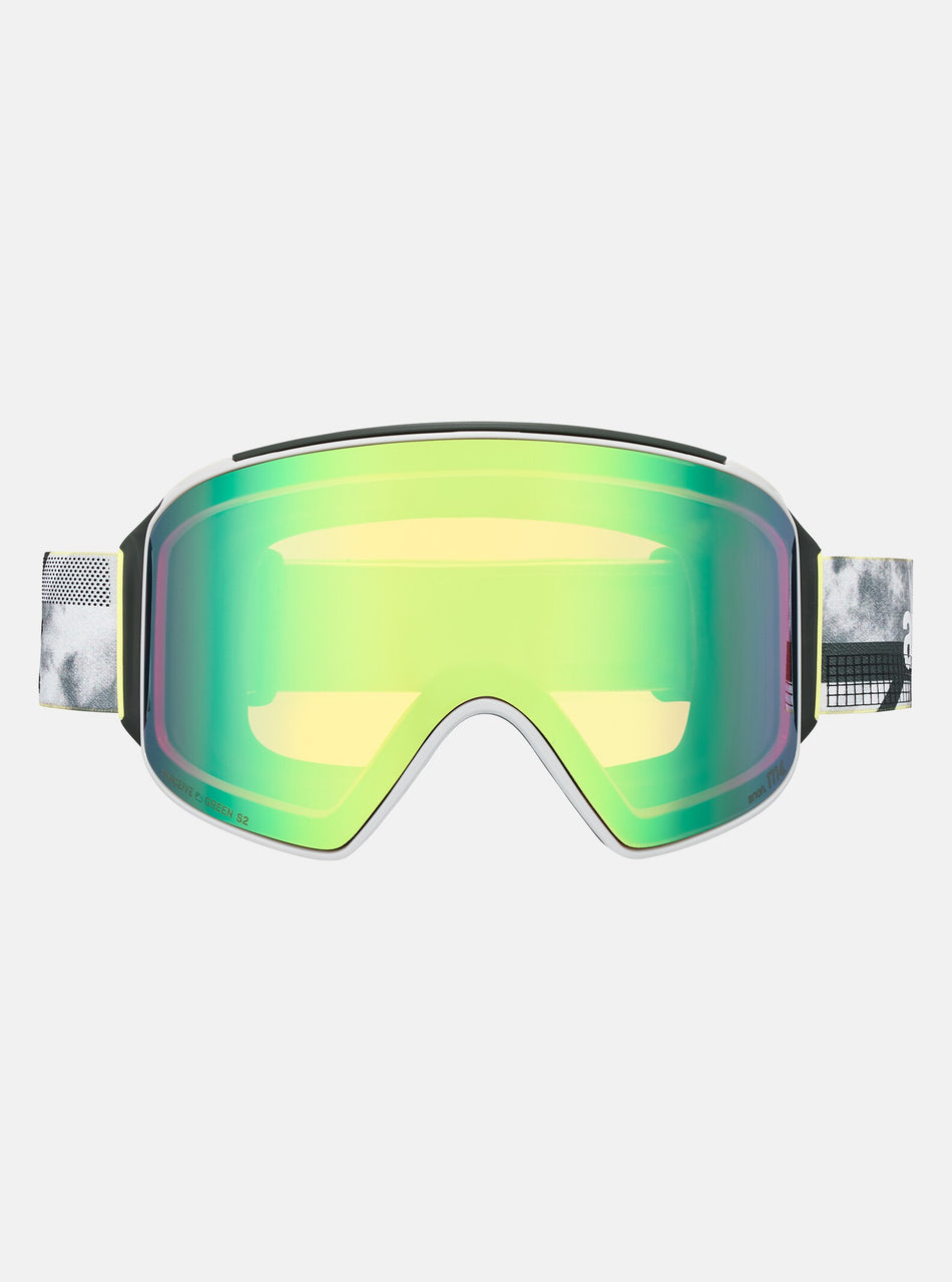 Anon M4 (Cylindrical) Goggles & MFI Face Mask & Spare Lens 2026 - Tilt Shift / Perceive Variabe Green Lens