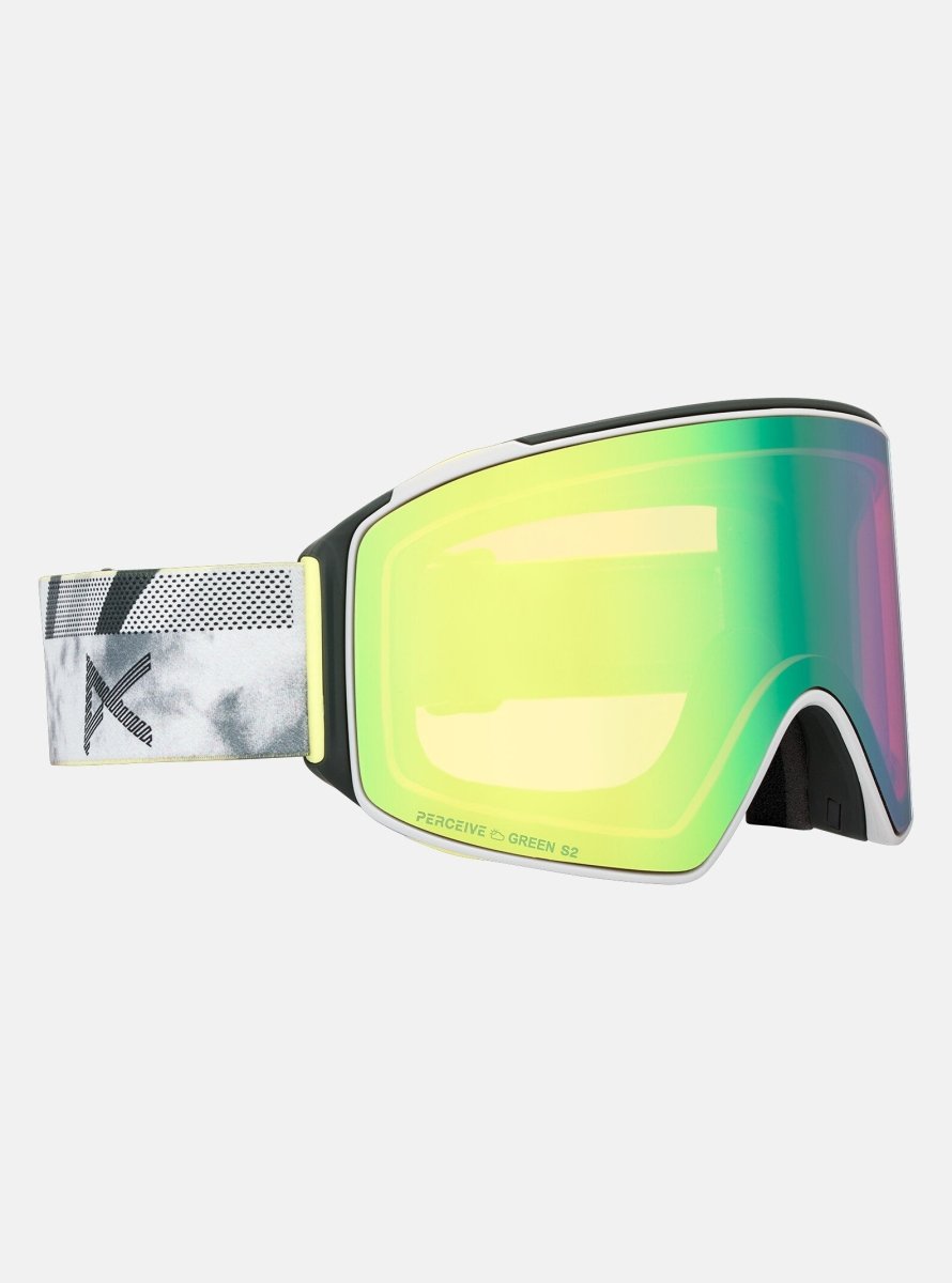 Anon M4 (Cylindrical) Goggles & MFI Face Mask & Spare Lens 2026 - Tilt Shift / Perceive Variabe Green Lens - Elevation107