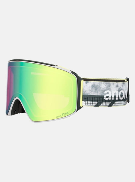 Anon M4 (Cylindrical) Goggles & MFI Face Mask & Spare Lens 2026 - Tilt Shift / Perceive Variabe Green Lens - Elevation107