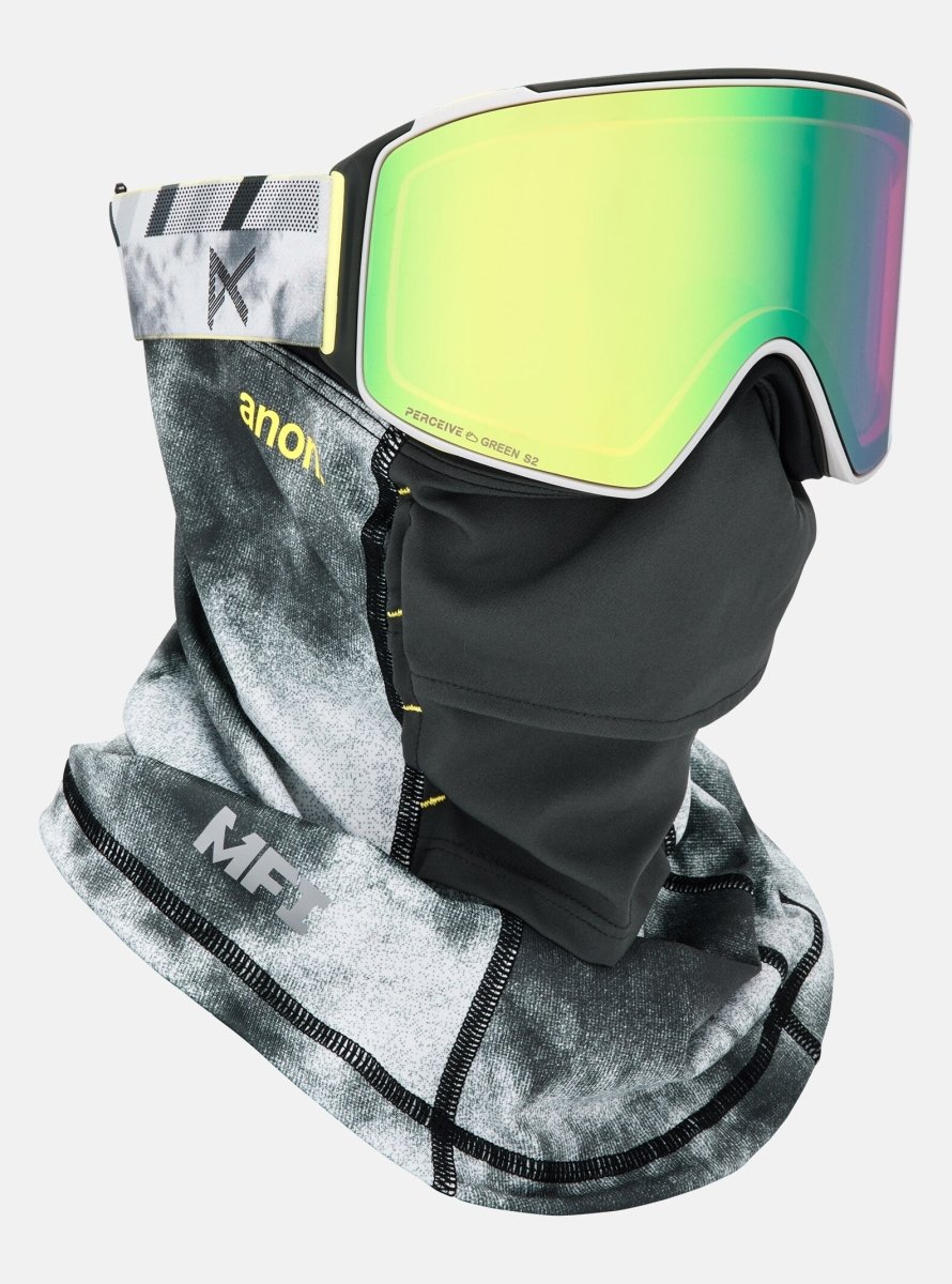 Anon M4 (Cylindrical) Goggles & MFI Face Mask & Spare Lens 2026 - Tilt Shift / Perceive Variabe Green Lens - Elevation107
