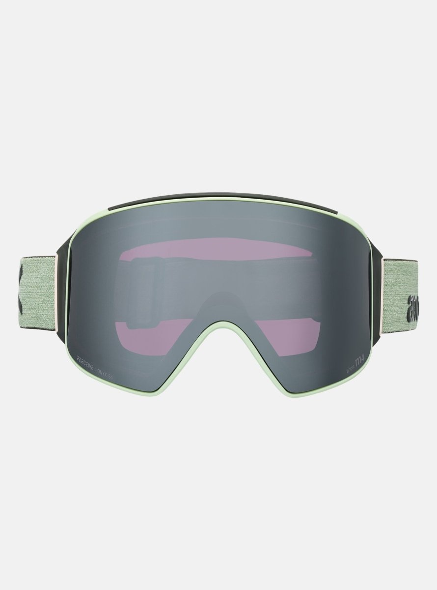 Anon M4 (Cylindrical) Goggles & MFI Face Mask & Spare Lens 2026 - Soft Sage / Perceive Sunny Onyx Lens - Elevation107