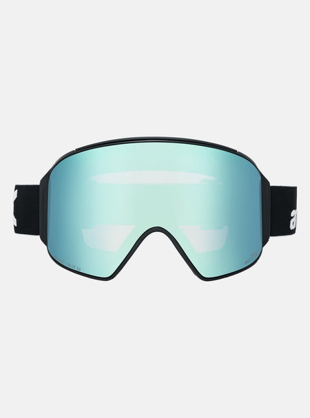 Anon M4 (Cylindrical) Goggles & MFI Face Mask & Spare Lens - Black / Perceive Variable Blue Lens - Low Bridge Fit - Elevation107