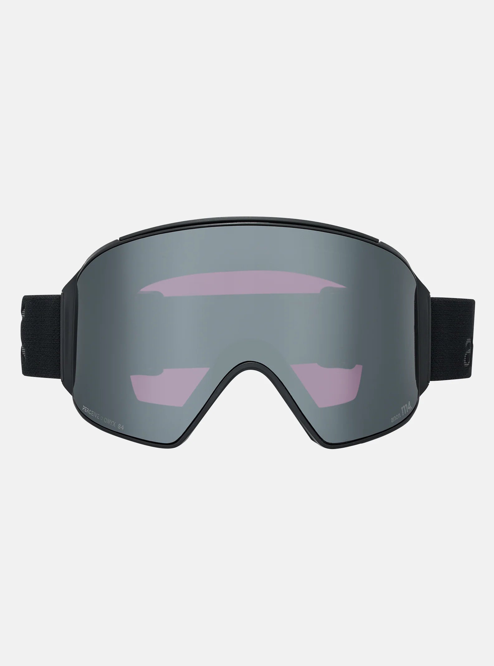 Anon M4 (Cylindrical) Goggles & MFI Face Mask & Spare Lens - Smoke / Perceive Sunny Onyx Lens - Low Bridge Fit - Elevation107