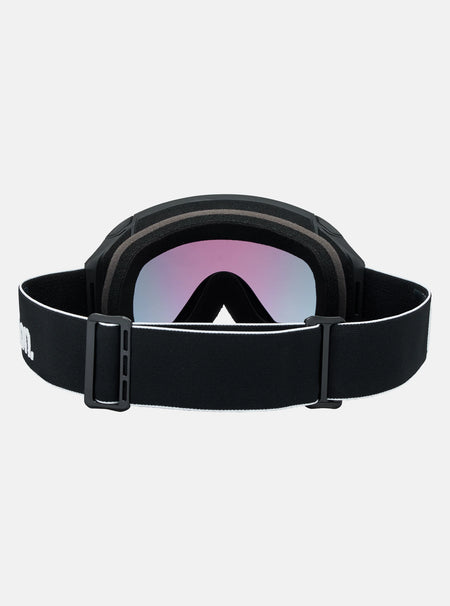Anon M4 (Cylindrical) Goggles & MFI Face Mask & Spare Lens - Black / Perceive Sunny Red Lens - Elevation107