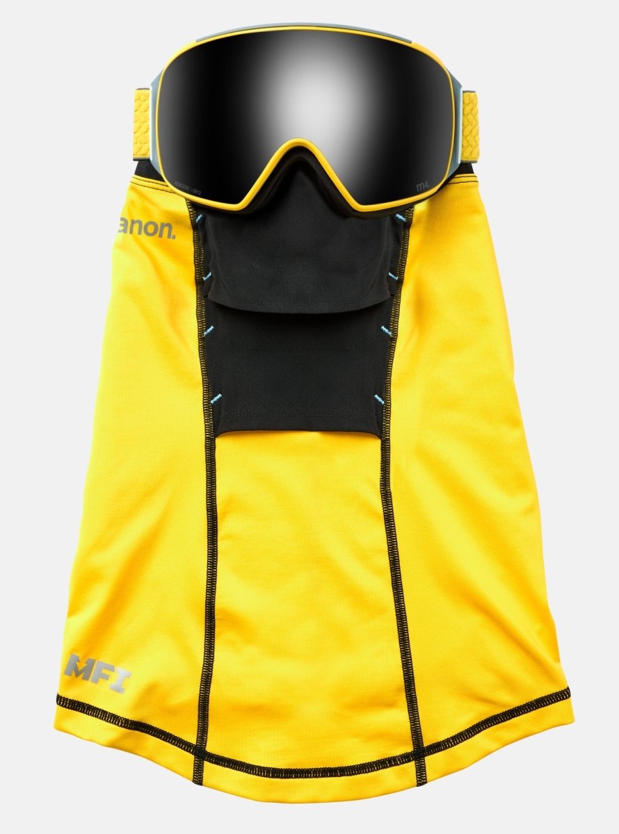 Anon M4 Toric Goggles & MFI Face Mask & Spare Lens Golden / Perceive Sunny Onyx Lens - Elevation107