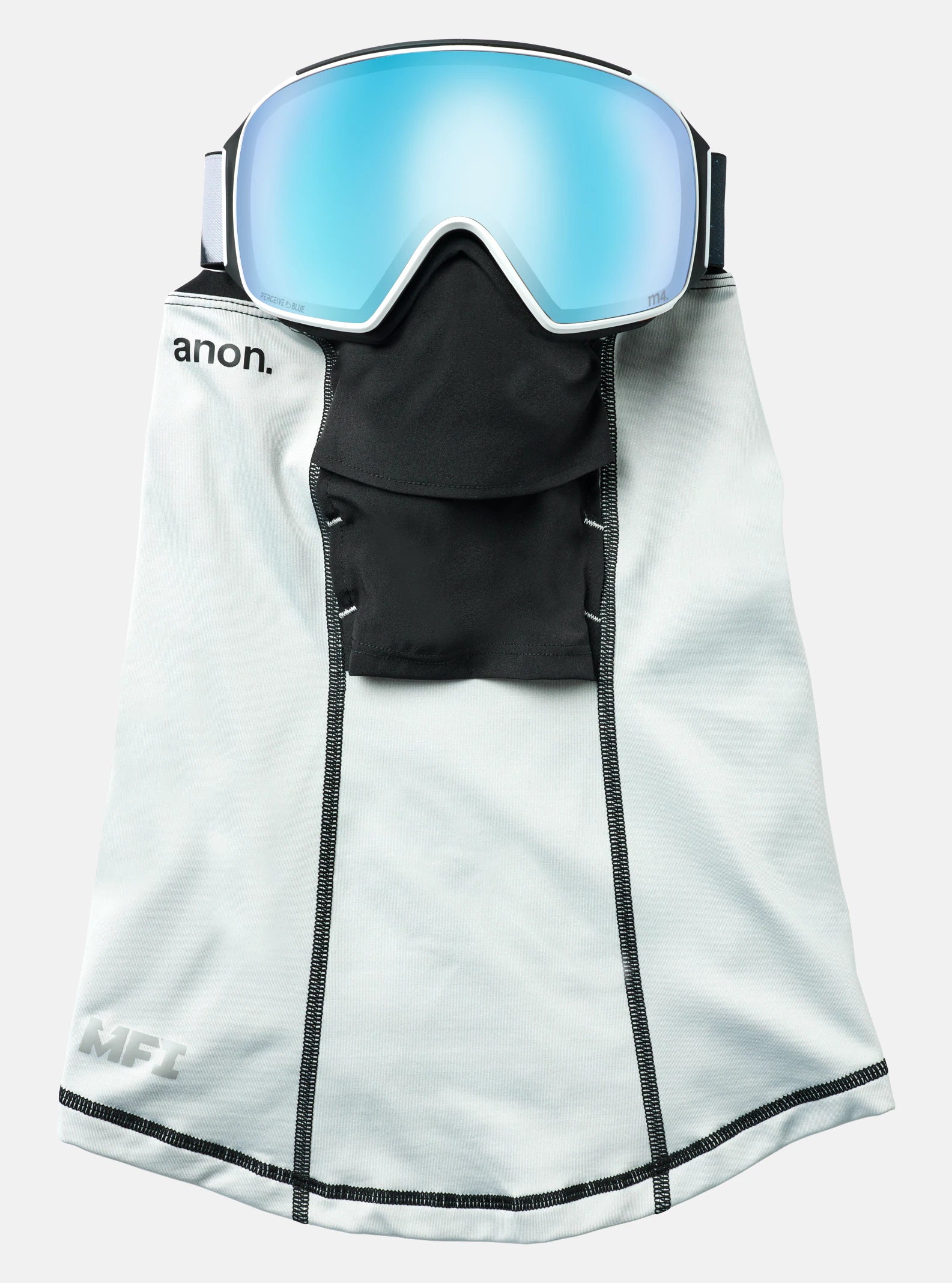 Anon M4 Toric Goggles & MFI Face Mask & Spare Lens Family Tree Black / Perceive Variable Blue Lens - Elevation107