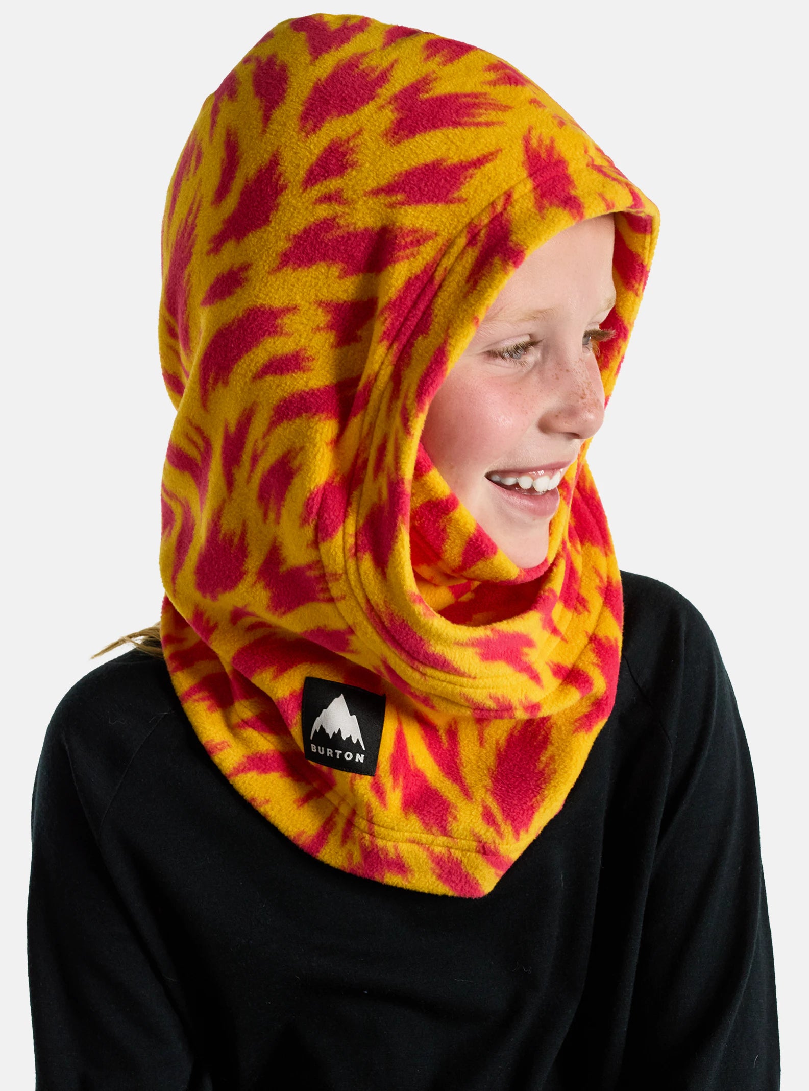 Burton Kids Burke Hood Fur Goldenrod - Elevation107