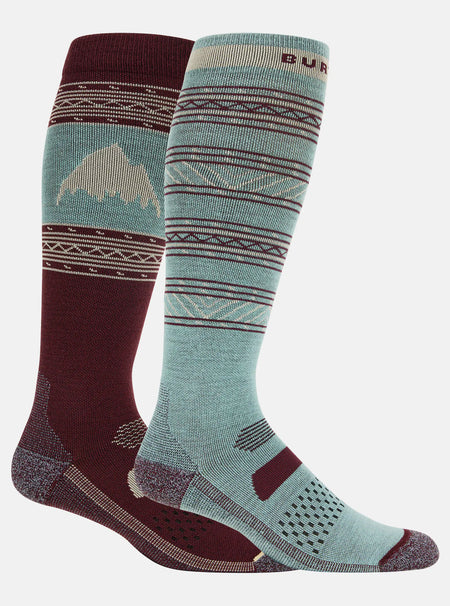 Burton Performance Lightweight Two Pack Socks Mens Almandine - Elevation107