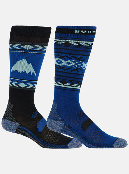 Burton Women's Performance Lightweight Socks 2 Pack 2026 Light Teal - Elevation107