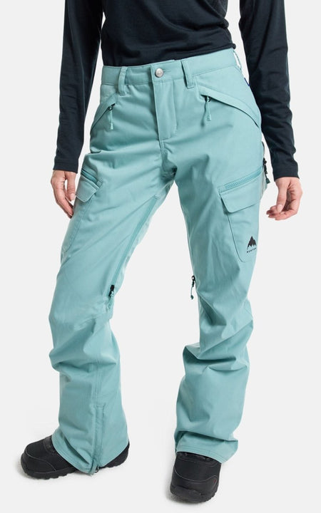Burton Gloria Insulated Pants Womens Rock Lichen - Elevation107