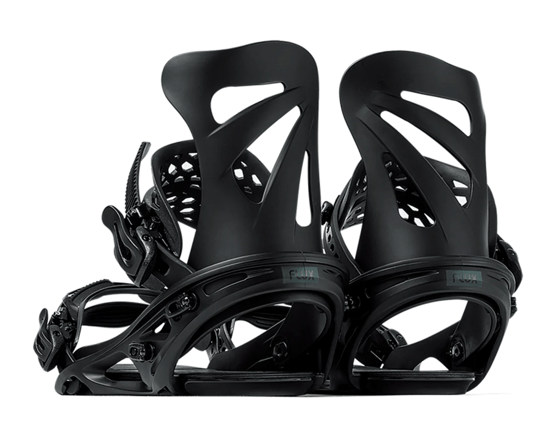 Flux TW Snowboard Bindings Mens 2025 Black - Elevation107