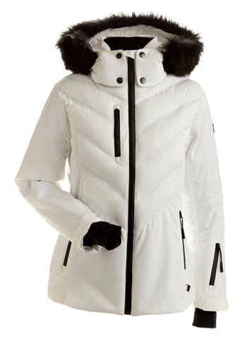 Nils Sundance Faux Fur Jacket Womens 2024 White