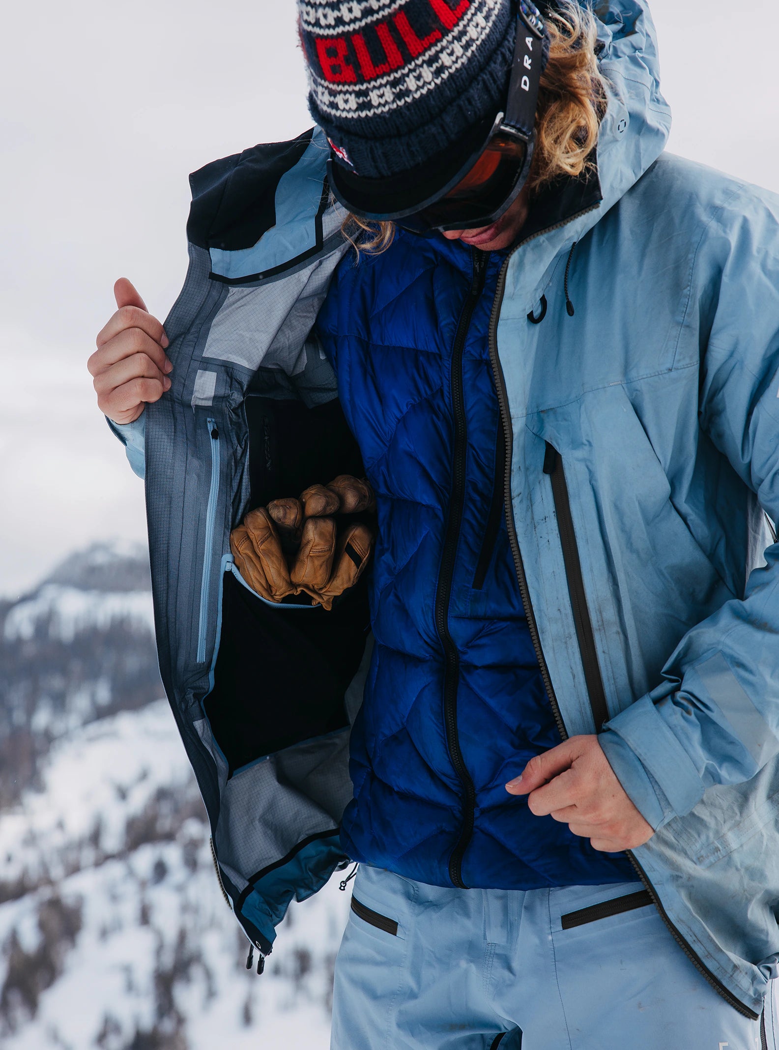 Burton [ak] Tusk GORE - TEX Pro Jacket Mens 2025 Dusty Blue - Elevation107