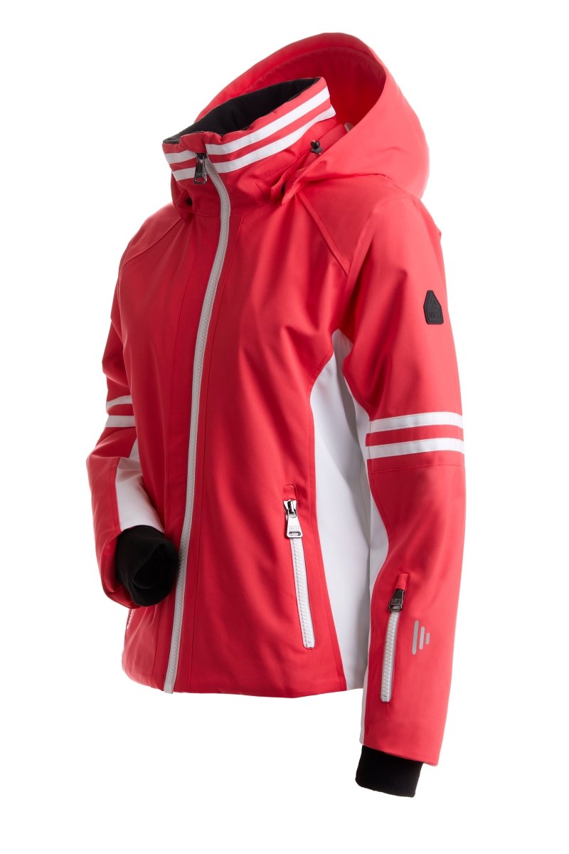 Nils Meribel Jacket Womens 2025 Poppy / White - Elevation107