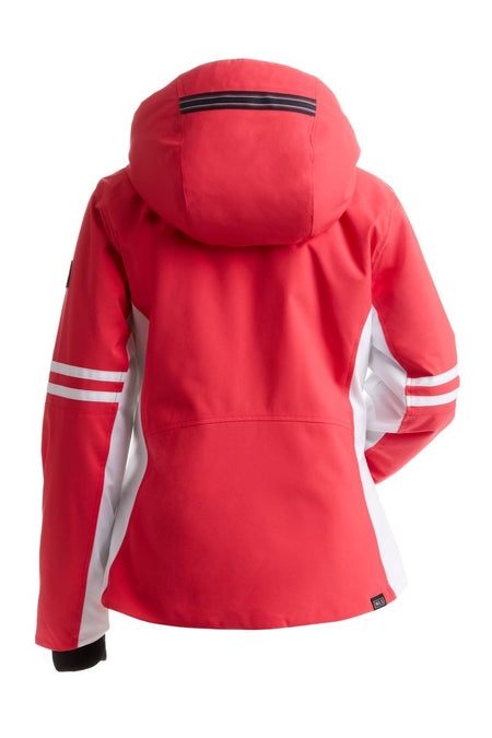 Nils Meribel Jacket Womens 2025 Poppy / White - Elevation107