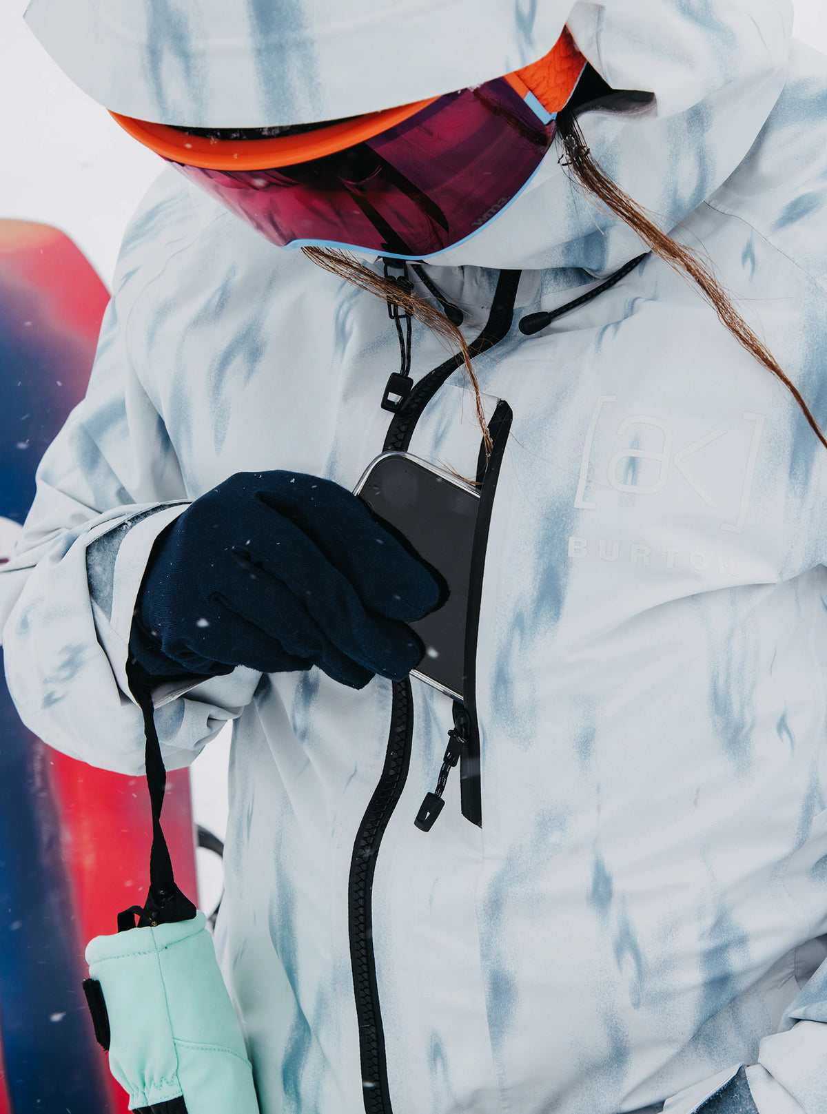 Burton [ak] Upshift GORE - TEX Jacket Womens 2025 Mystify Flame - Elevation107