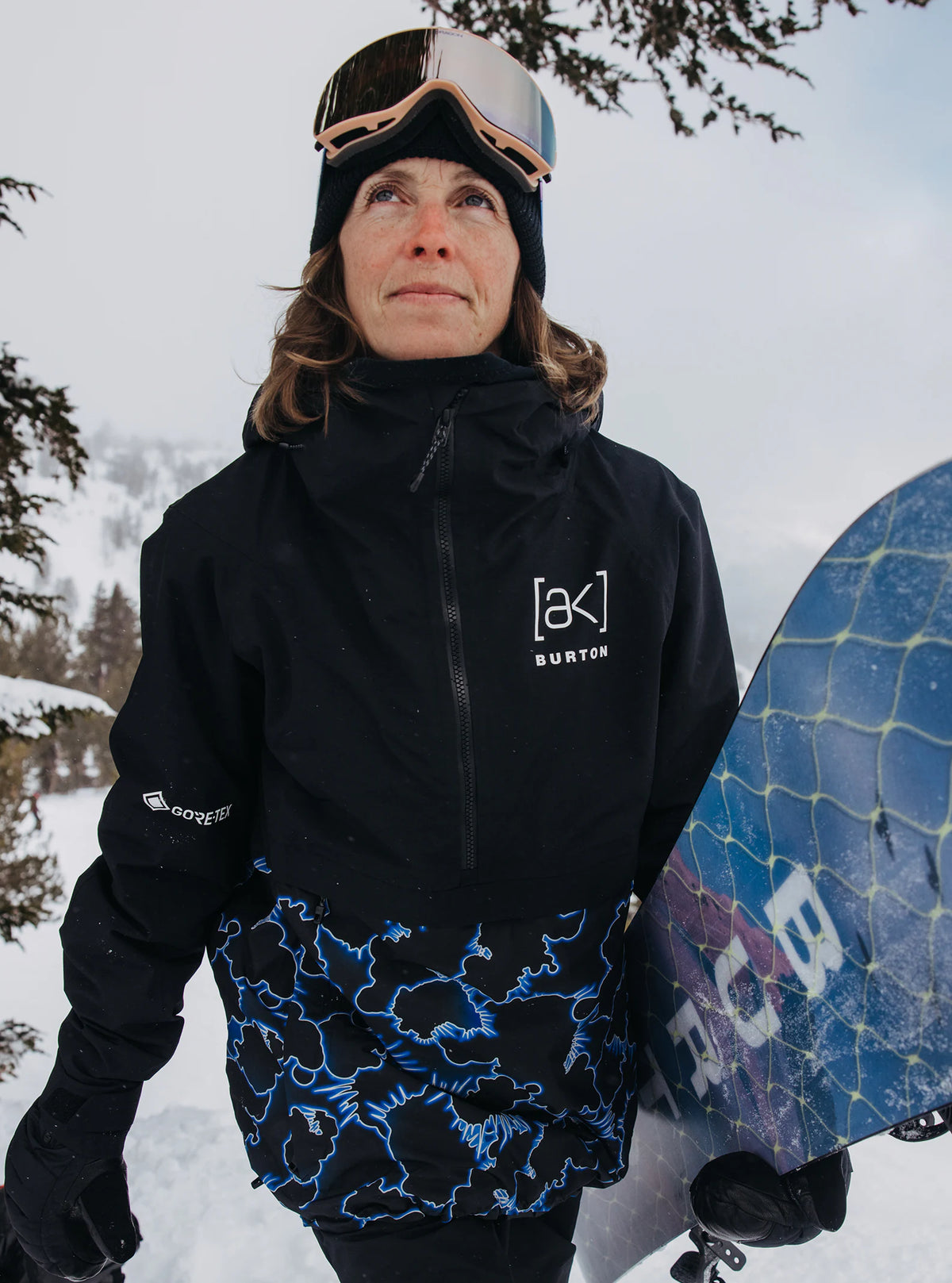 Burton [ak] Kimmy GORE - TEX Anorak Jacket Womens 2025 Black / Glow - Elevation107