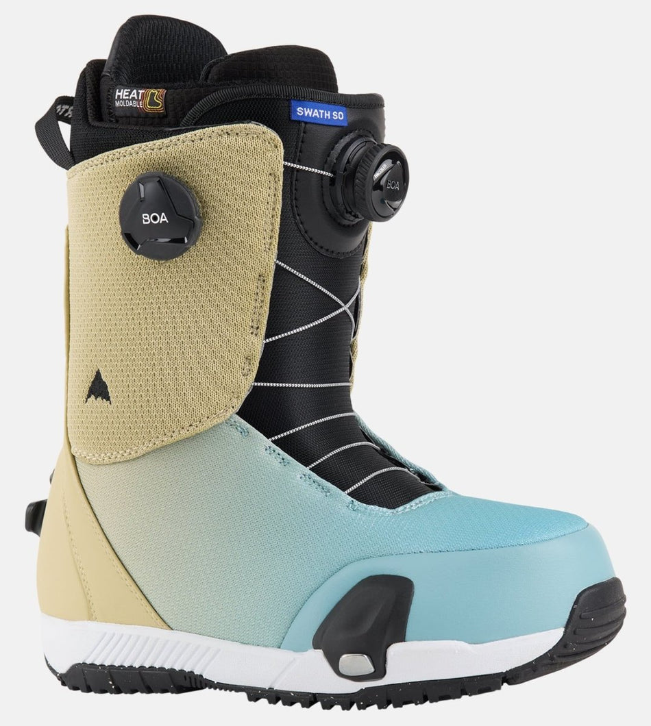 Burton Swath BOA Step On Snowboard Boots Mens Mushroom - Elevation107