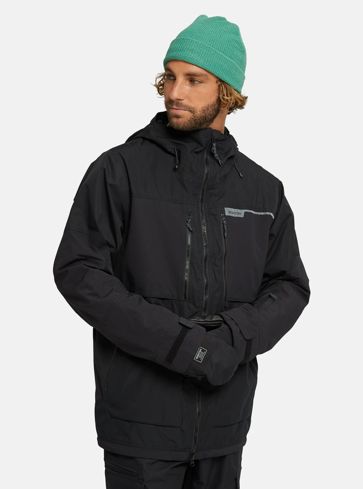 Burton Frostner Jacket Mens 2025 Black - Elevation107